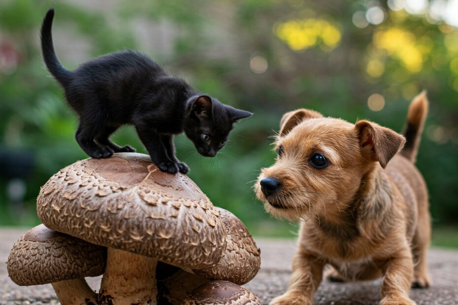 Lentinula edodes gatto cane