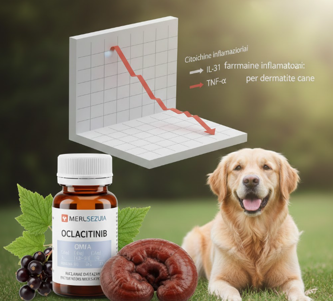 Integrazione olistica per dermatite canina: farmaci sistemici e immunomodulatori naturali per l'equilibrio delle citochine