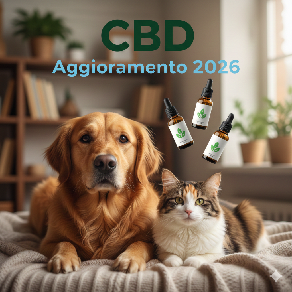 cbd per cane e gatto aggiornamento 2026