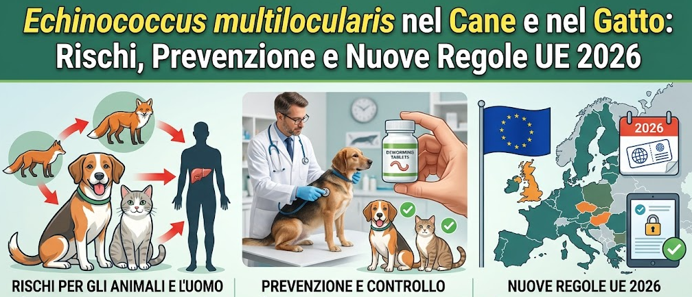 Echinococcus multilocularis nel Cane e nel Gatto